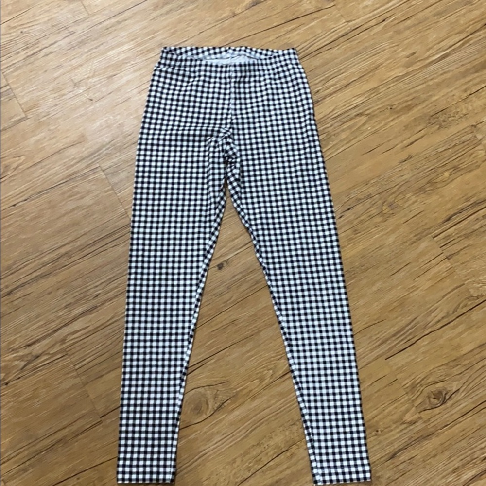 Cotton Gingham Old Navy Leggings NWOT